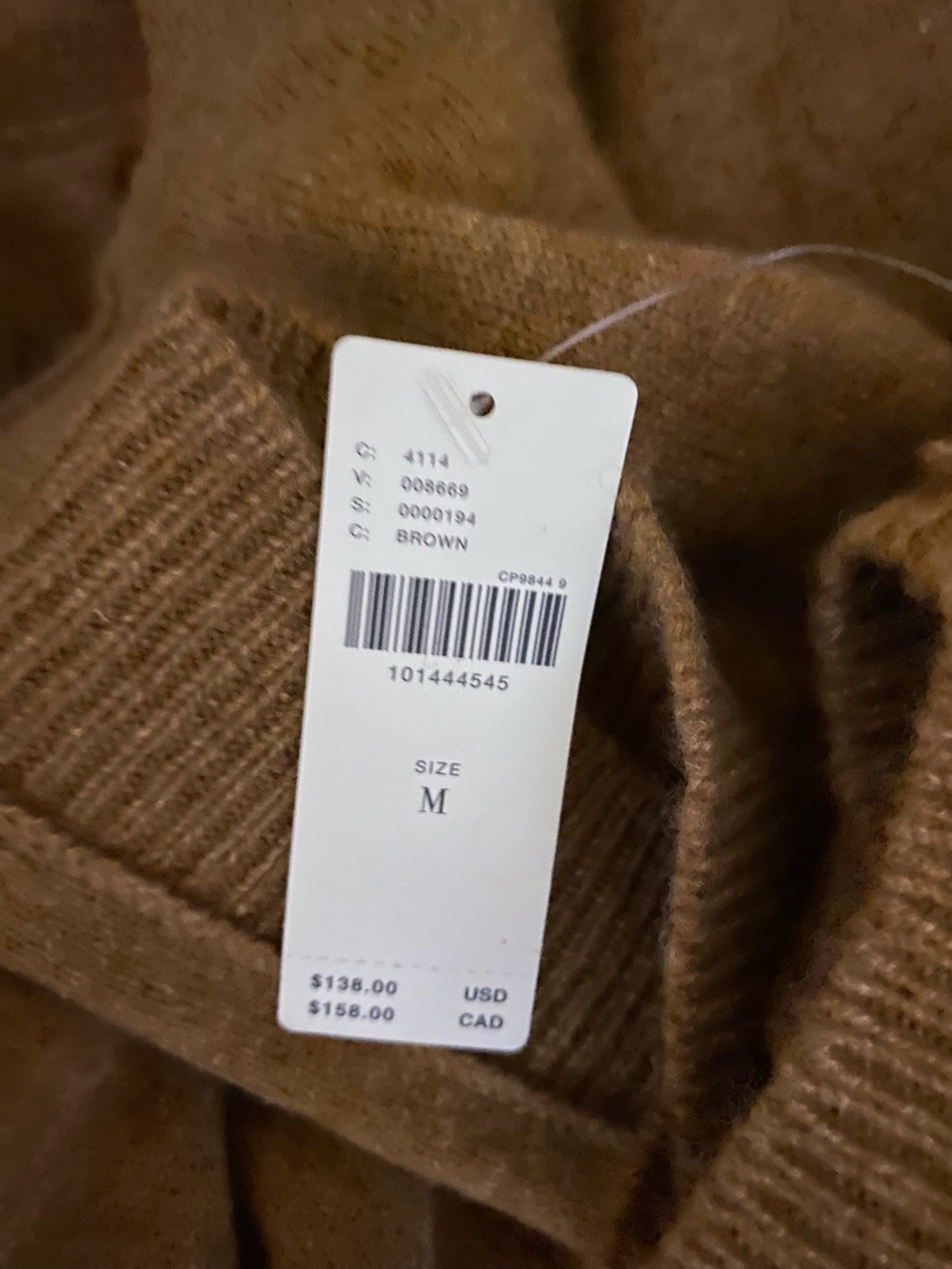 Anthropologie The Jensen Cashmere Muscle Tank by Pilcro M BROWN - Picture 4 of 5